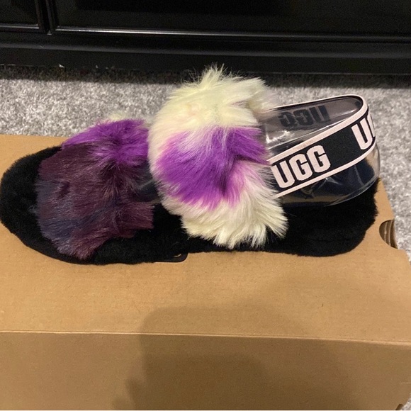 Ugg Women's Oh Yeah Tie Dye size 8 slippers shoes - Picture 2 of 6